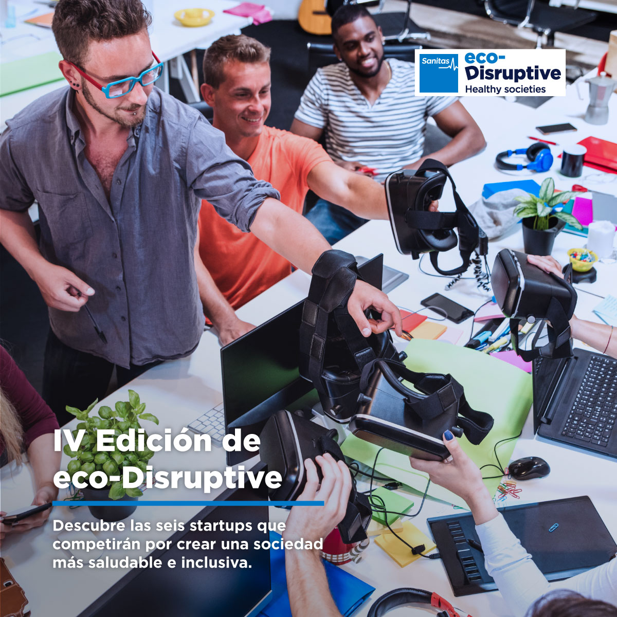 sanitas's tweet photo. ¡Ya sabemos cuáles son las seis startups que formarán parte de #EcoDisruptive 2024 #HealthySocieties en @Bupa ELA! 💙🙂 Estas startups trabajarán junto a empleados de #Sanitas y @LUXMEDPL en un Proyecto Mínimo Viable para una sociedad más saludable e inclusiva 👇 https://t.co/rOWrmho6DQ