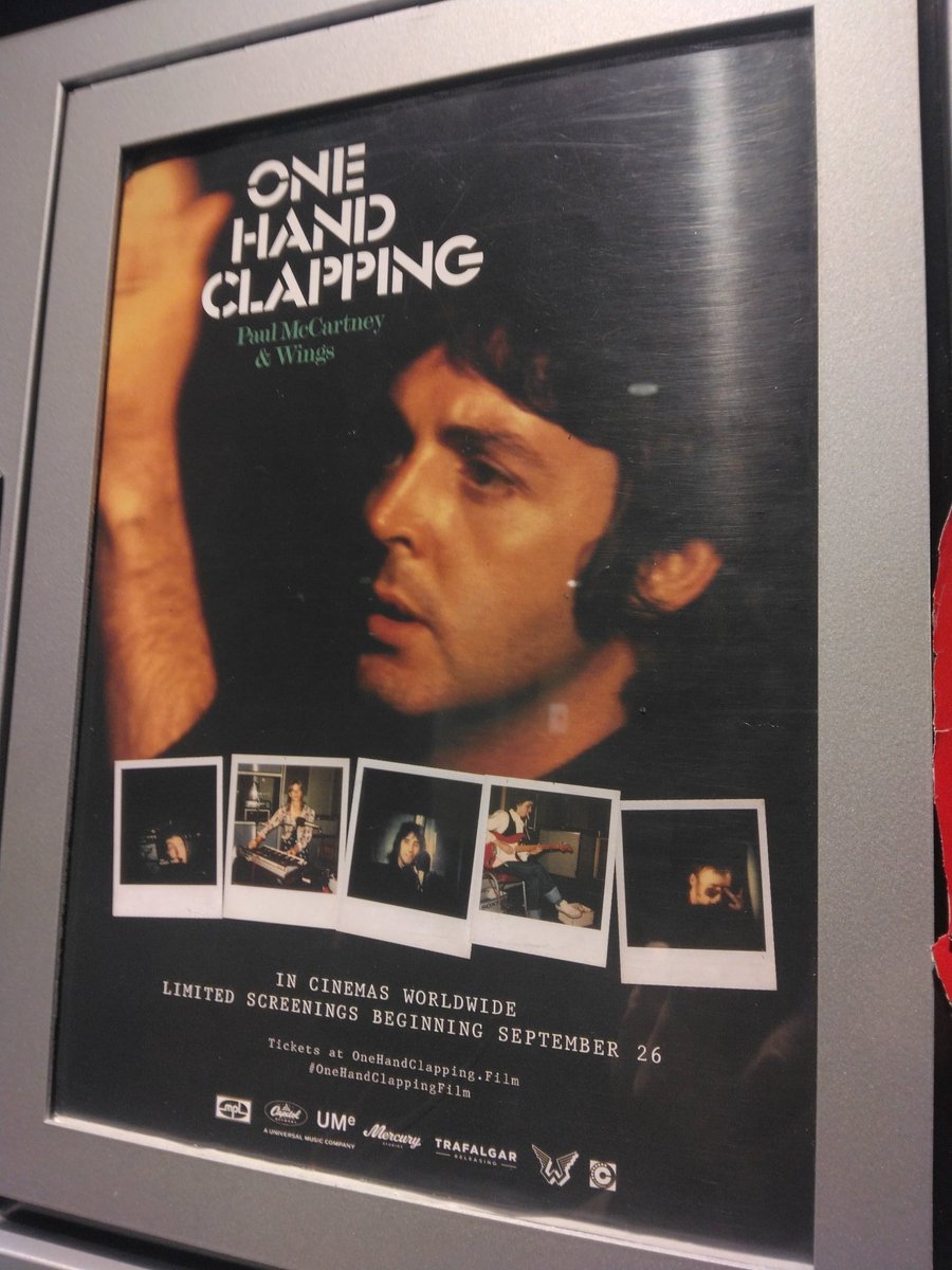 saru0126's tweet image. 来ました🥰
#OneHandClapping #wings #PaulMcCartney