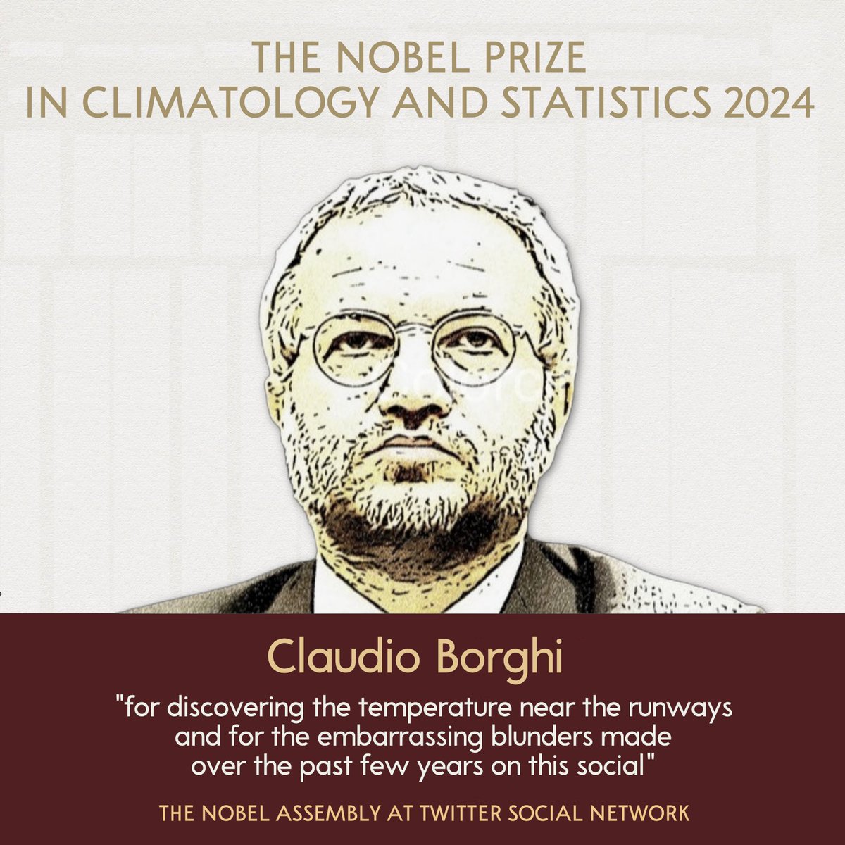 sticazzi66's tweet photo. #BreakingNews #borghi il Nobel dei Nobel https://t.co/8p6r4XzQcv
