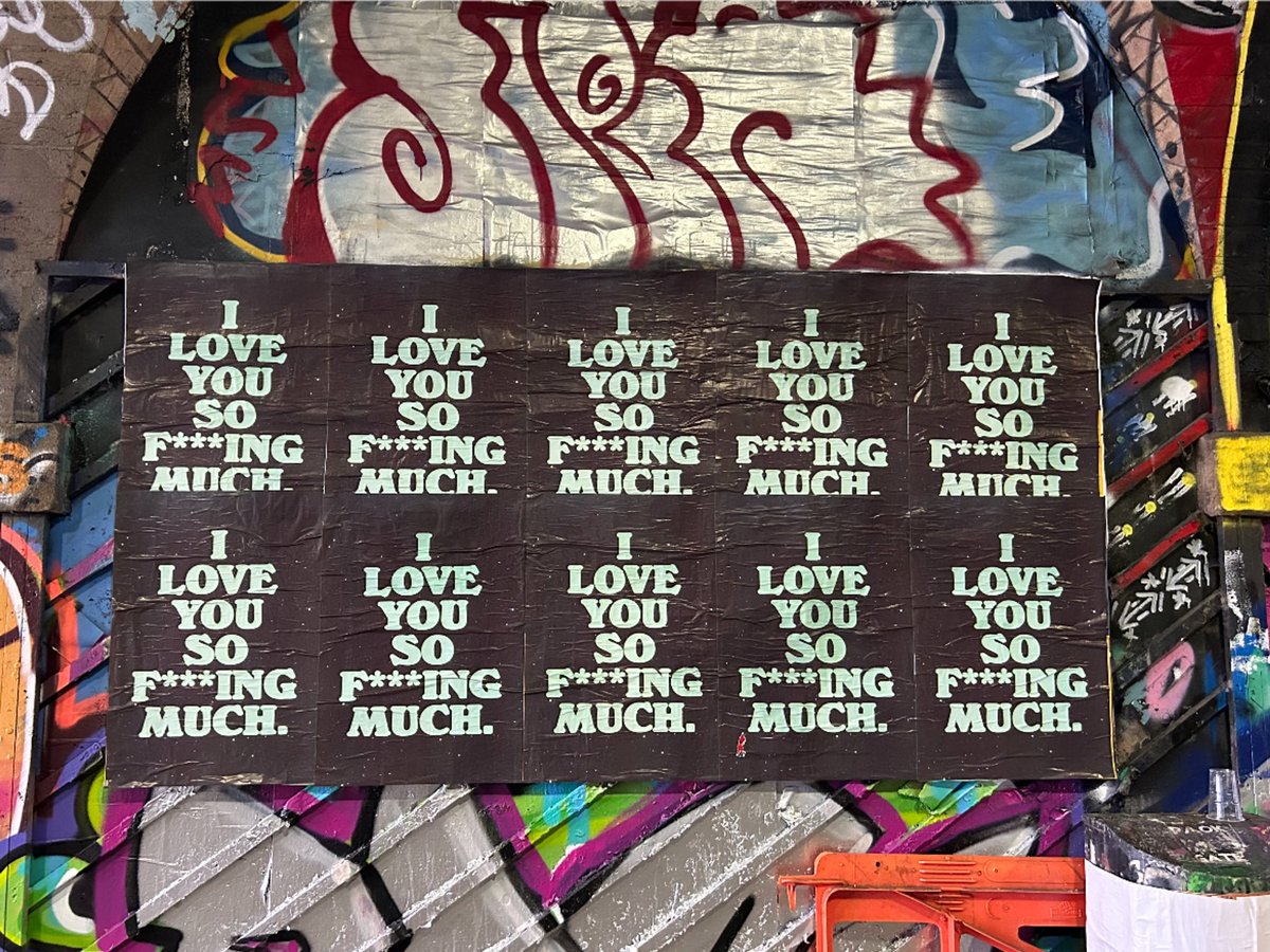 LS_NLS's tweet photo. “[…]parletres as sexuated beings make a couple not at the level of the pure signifier but at the level of jouissance, and this liaison is always symptomatic.” JAM in Analysis Laid Bare  ( artist unknown - graffiti in Brick Lane, London ) https://t.co/vuJ0zdFgrf