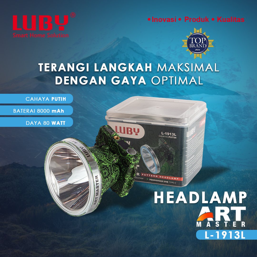 luby_lighting's tweet photo. Halo Sobat Luby,

Yuk simak spesifikasi dari Headlamp atau Senter Kepala Luby tipe L-1913L (Cahaya Putih) 🤩 https://t.co/VHcJrWP23V