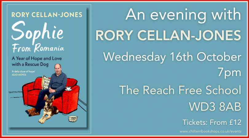 Chorleywood Bookshop (@cwbookshop) on Twitter photo Our upcoming event with Rory Cellan-Jones (<a href="/ruskin147/">Rory Cellan-Jones</a>) is proving so popular, we've moved it to a bigger venue!
Join us on Wednesday 16th October to hear Rory chatting about his new book, SOPHIE FROM ROMANIA: a year of love and hope with a rescue dog!
chilternbookshops.co.uk/event/an-eveni… Our upcoming event with Rory Cellan-Jones (<a href="/ruskin147/">Rory Cellan-Jones</a>) is proving so popular, we've moved it to a bigger venue!
Join us on Wednesday 16th October to hear Rory chatting about his new book, SOPHIE FROM ROMANIA: a year of love and hope with a rescue dog!
chilternbookshops.co.uk/event/an-eveni…