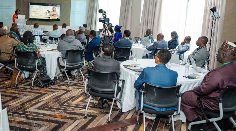 aphrc's tweet photo. Strong connections between research and policy are crucial for Africa's development. #IamAPHRC's Catalyze Impact Initiative is committed to bridging this gap by fostering collaboration between researchers and policymakers, ensuring evidence-informed decisions drive real change in our communities.

This week’s policy and science communication workshop brings together researchers and policymakers from Kenya, Nigeria, and Ethiopia to identify challenges in translating research into effective policies and explore solutions.

"For meaningful collaboration between researchers and policymakers, sustained engagement is key. Policymakers must be involved from the very beginning to foster mutual understanding and ensure their support for effective project implementation."  Dr. Victoria Omoera, Director and Reproductive Health Coordinator, @LSMOH.
 
#WeAreAfrica #APHRCResearch