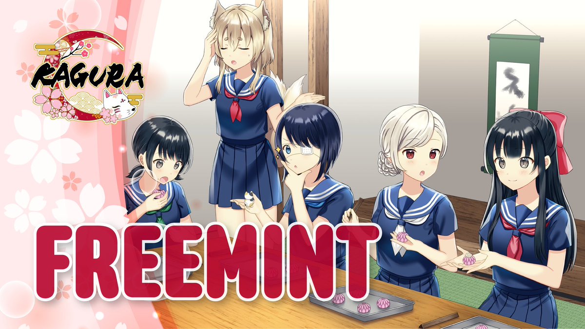 Going to start a new free mint 🎁✨

Free mint is available for free gas!
▶︎ premint.xyz/kagura-ep26