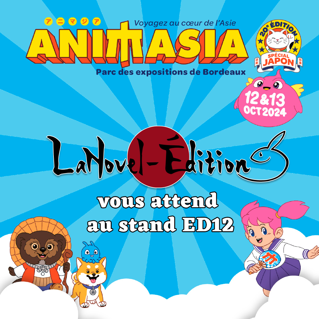 LaNovelEdition's tweet photo. 👉RDV FESTIVAL CE WEEK-END
Cela fait 3 mois qu’on s’est pas croisés en convention, il est temps de se retrouver stand ED12 avec les incontournables de la maison d’édition. 😊
Light Novels et goodies sont à l’honneur les 12 et 13 octobre au parc des expos ! https://t.co/6YytfaSJVN