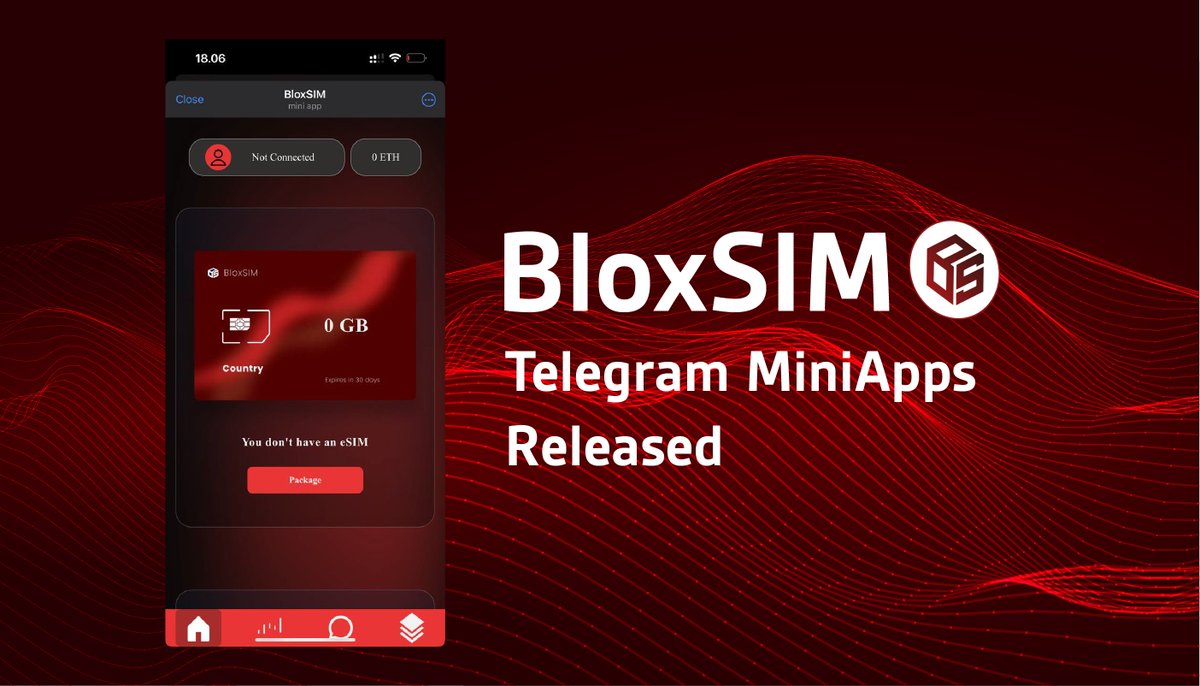 BloxSIM Telegram MiniApps Released!

You can now easily manage your BloxSIM services and eSIMs directly via Telegram! Access the MiniApps and enjoy a seamless, decentralized experience from your mobile device.

🔗 Access here: t.me/BloxSIM_Bot

Stay connected, stay in