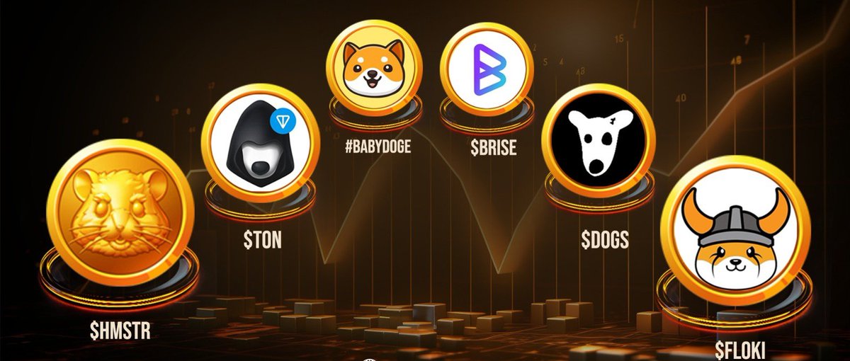Babydogehub's tweet photo. 🔥 Top Trending and Highlighted Crypto Projects 🚀

▶️ $HMSTR 
▶️ $DOGS 
▶️ $FLOKI 
▶️ $TON 
▶️ $BRISE 
▶️ #BABYDOGE 

#trendingcrypto #Trendingcoins  #DOGS #dogstoken #tonblockchain #brise #babydogecoin https://t.co/LTxcNivmVm