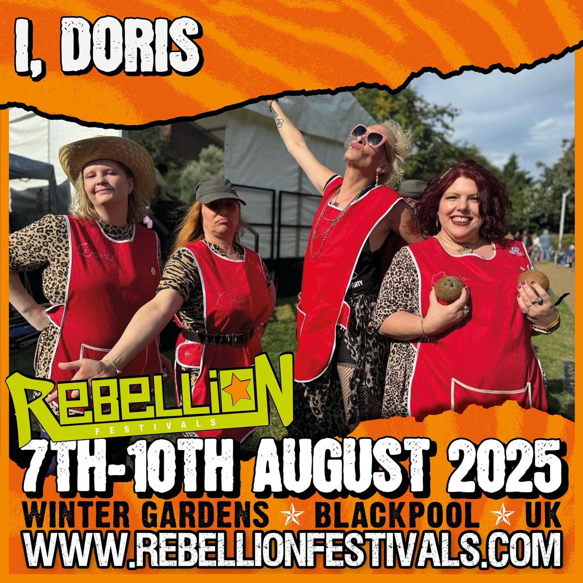 I, Doris (@idorisband) on Twitter photo Yer Dorisses are confirmed for <a href="/RebellionFest/">Team Rebellion</a> 2025! π₯
We love this festival so much - canβt wait to see all our Blackpool friends next summer! βοΈ Yer Dorisses are confirmed for <a href="/RebellionFest/">Team Rebellion</a> 2025! π₯
We love this festival so much - canβt wait to see all our Blackpool friends next summer! βοΈ