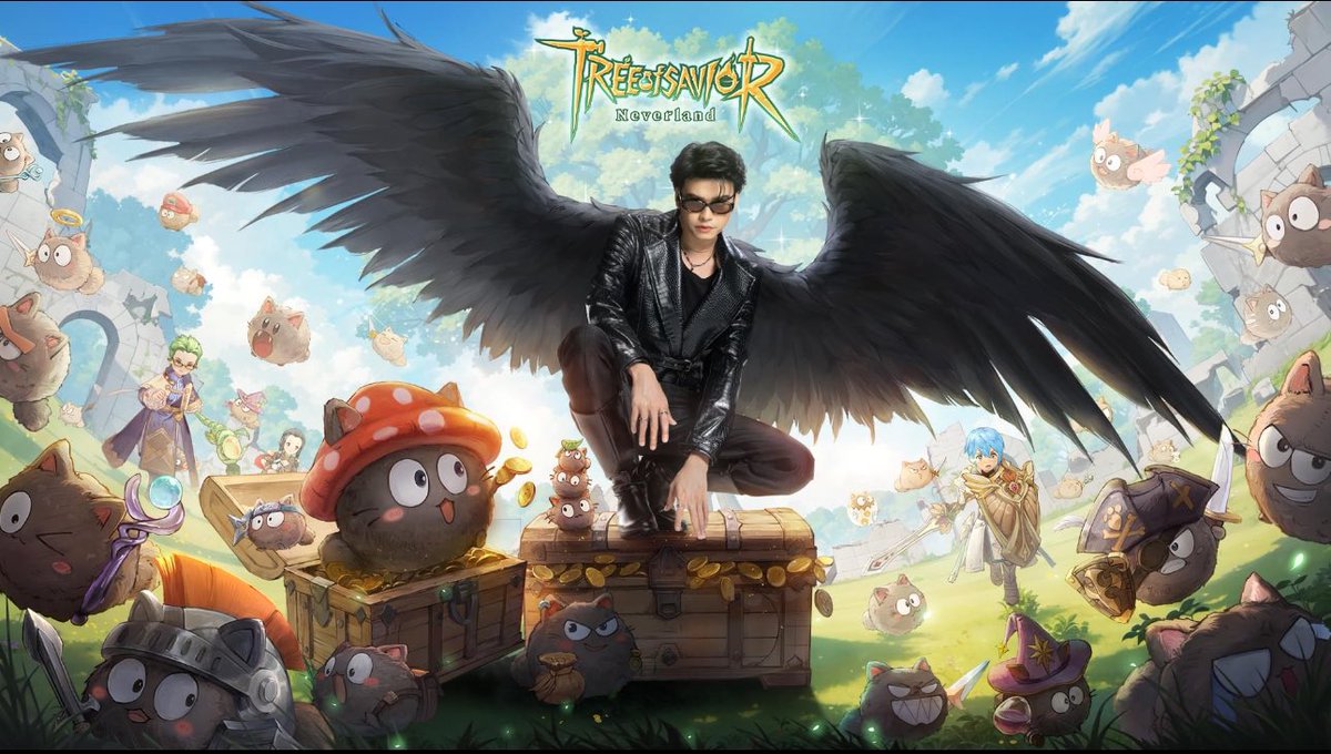 qhe_lz's tweet image. กรีดร้องพ่อเจ้าประคุณรุนช่องหล่อแบบติดปีกหล่อแบบจุติลงมามีอยู่จริงหมอ!!! หล่อเท่แบบติดปีกไปเลยจ๊าบบ ท่าโพสนี้คือที่😭👏
#ToSNxNONT #NONTTANONT 
#TreeOfSavior #ToSNeverland