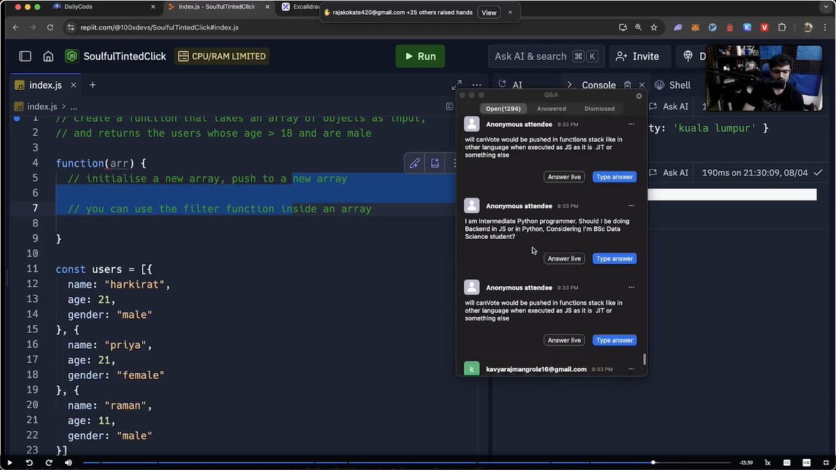 GhostCoder_'s tweet image. Successfully completed Week 1 of @kirat_tw's Cohort 3.0 Web Development course! 🚀 Learned the fundamentals of JavaScript and more —feeling more confident with variables, loops, functions, and more. Ready for the next challenge! 💻✨ #WebDevelopment #JavaScriptBasics #100xDevs