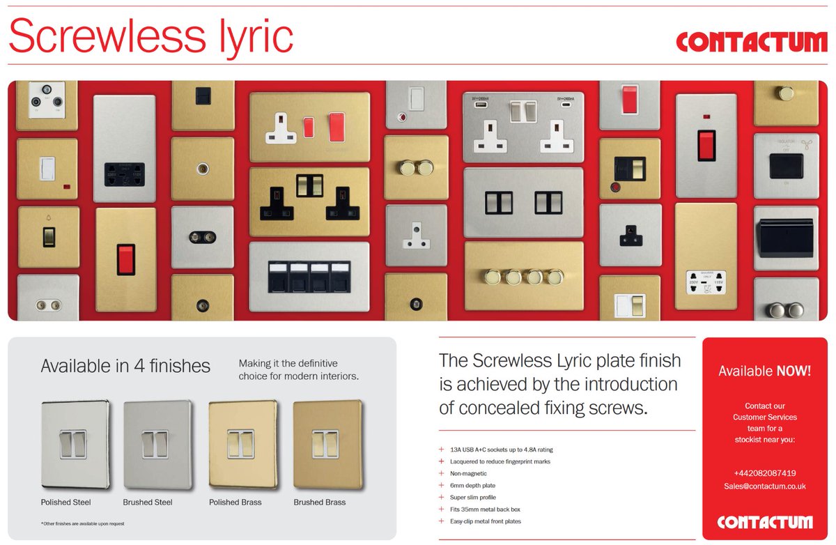 Get ready to dive into  the latest issue of ECN's magazine, featuring our cutting-edge Screwless  Lyric Wiring Accessories! Don't miss out on this sleek, modern, and  innovative collection designed to elevate every space. Check it out  below! 

ow.ly/kbk950TGz3S

💡 The