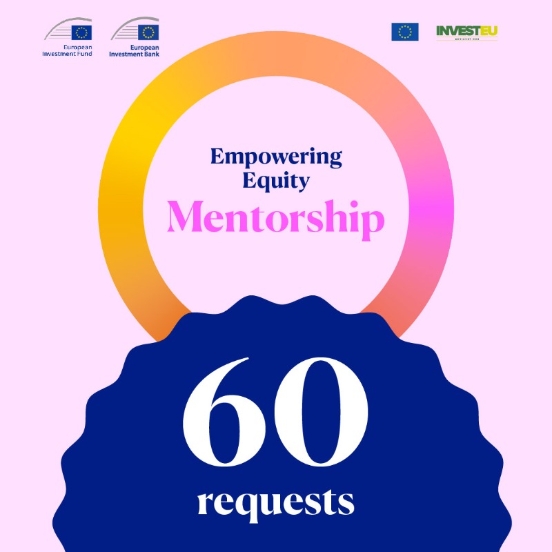EIF_EU's tweet photo. Key stats from our #EmpoweringEquity Mentorship programme:
🙋🏻‍♀️ 7 mentors responding to 60+ requests to support the new generation of female fund managers.
📲 1 webinar on private credit with approx. 30 participants.
Interested in joining? Send us your questions!

#EIBAdvisory