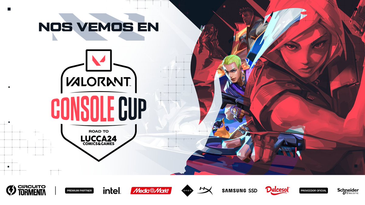 TormentaVALes's tweet photo. ¡Comienzan las Semifinales de la VALORANT Console Cup road to Lucca24!

La partidos de hoy en la competición de @VALORANTes en consolas:
💥#AGUITA vs #LaBrigada
💥#EquipoPegamento vs #ksmk

Podéis seguir el bracket en: 
➡️https://t.co/7iwsxt9l8a https://t.co/z2bOMOYfDf