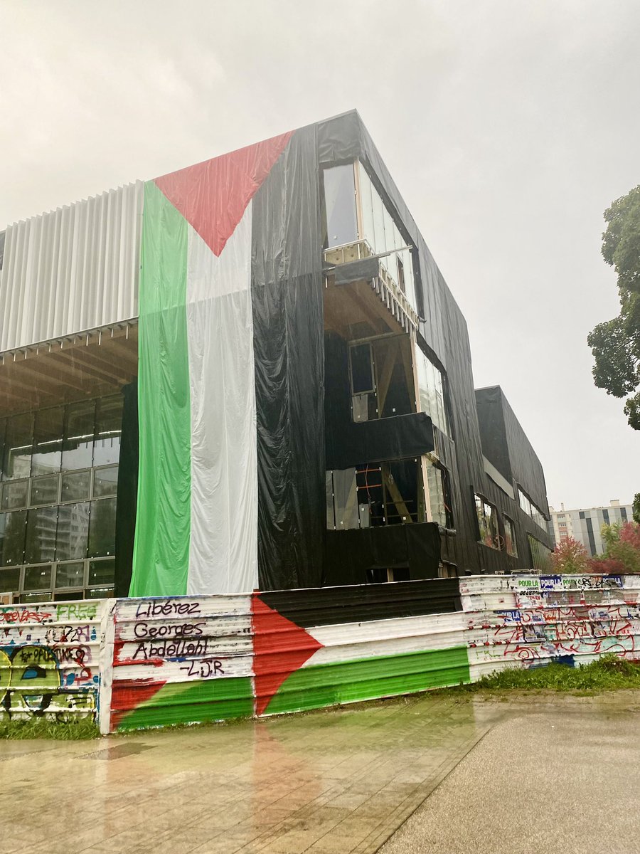 Les étudiantes et étudiants de l'université de Strasbourg sont solidaires avec la Palestine ! 🇵🇸