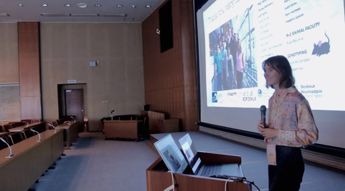 Cloe_Lheraux's tweet photo. Thrilled to have attended the #TGSW2024✨I got to present my PhD work and I’m super grateful to have won an award! Leaving this experience so inspired and appreciative thanks to the amazing students I met😊 Huge thanks to the @UNIV_TSUKUBA_EN and @Neuro_Bordeaux for inviting me🙏 https://t.co/DPjPBEkK3e