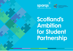 ICYMI... yesterday we launched our latest resource, Scotland’s Ambition for Student Partnership. The ambition &amp; its accompanying features &amp; indicators of practice form a key sector benchmark in Scotland’s Tertiary Quality Enhancement Framework (TQEF). sparqs.ac.uk/news-detail.ph…