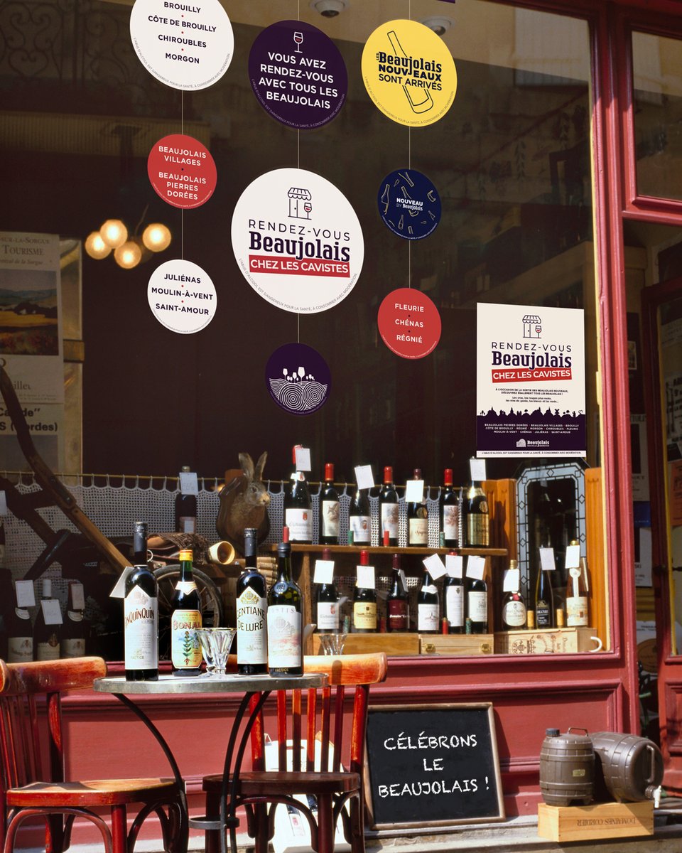 [RENDEZ VOUS BEAUJOLAIS CHEZ VOS CAVISTES]
📅 Ce jeudi 21 novembre, c'est l'arrivée officielle des Beaujolais Nouveaux, profitez en pour découvrir toute la gamme des Vins du Beaujolais
🍇 Nouveaux, Villages, crus... ils reviennent avec une édition chez vos Cavistes Indépendants