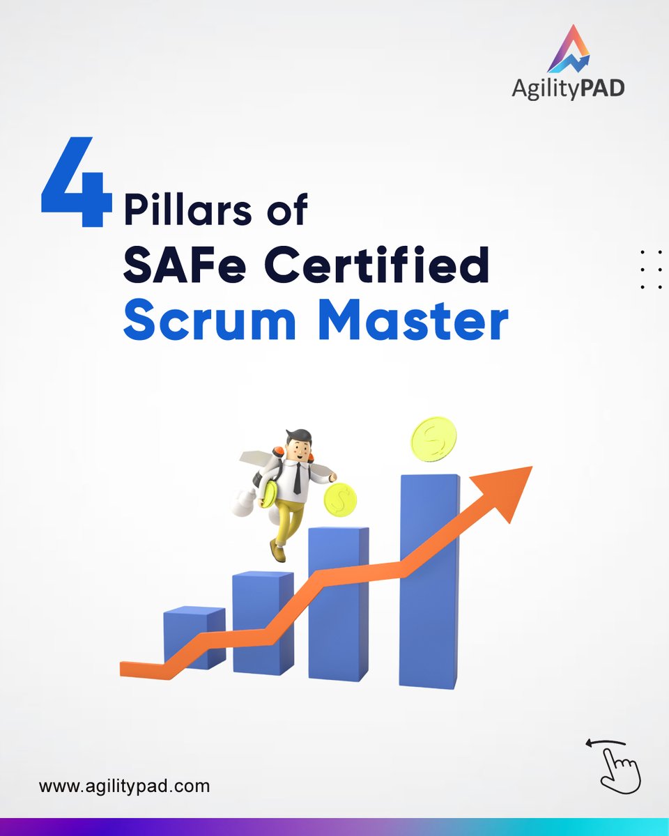 agilitypad's tweet photo. 4 Pillars of Scrum Master!
Be A Certified Scrum Master with SAFeยฎ 6.0 Certification! ๐
https://t.co/Q8TNpIb0RX
#scrum #scrummaster #projectmanager #businessagility #ScaledAgile #agilitypad #scrumtraining #scrumstudy #scrumproductowner #softwaredevelopment #projectmanagement https://t.co/wtVi6y71YO