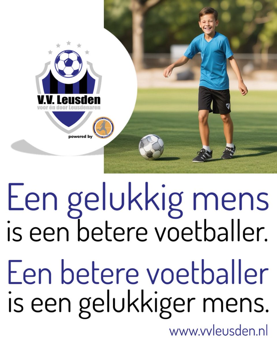 Wederom een supersessie gehad met één van de Leusdense buurtsportcoaches. Wat een kennis en power zit daar! De Missie en Visie van <a href="/vvleusden/">Voetbalvereniging Leusden</a> staan mede dankzij hen nu als een huis op papier. Kan niet wachten op de volgende sessie!