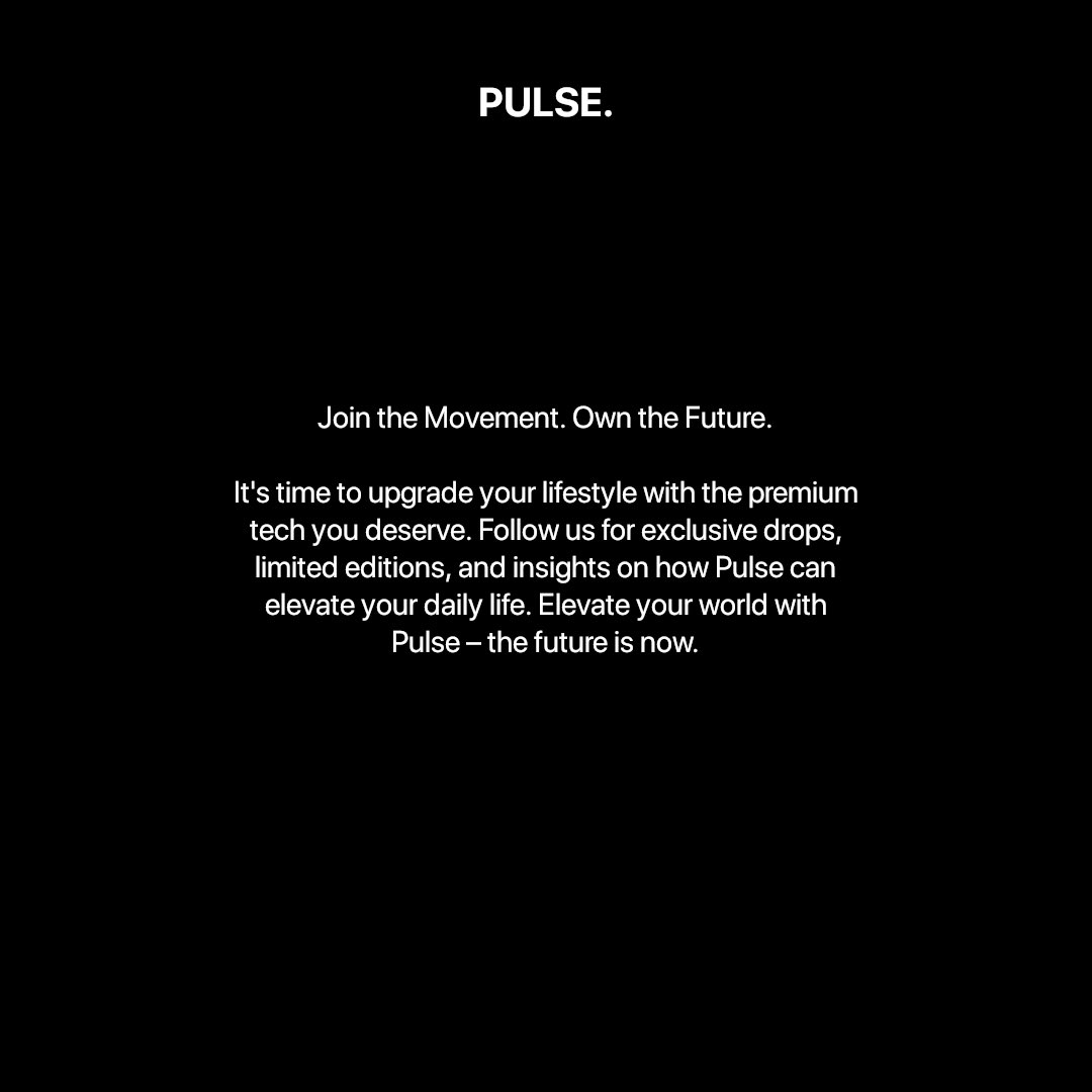 Pulse (@Pulse_x_tech) / Posts / X