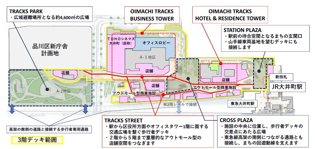 ore_ikitai's tweet photo. 大井町に爆誕する『OIMACHI TRACKS』、公園やトレインビューのサウナやTOHOシネマズに加え、ホテル×2もOPENでなんかスゴいな…大井町がアツい。 https://t.co/RHrqfzpPaX