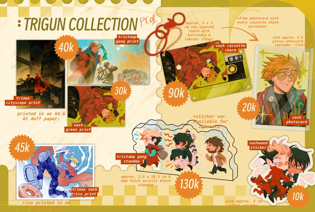(4/7) Trigun Collection ☆ PO link: https://t.co/1ZSTdDxwOf #cf19 # ...