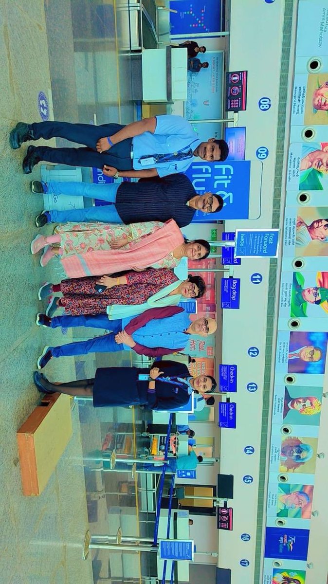 Checked in Tirupati. Customer friendly behaviour of Indigo staff Shalini &amp; Sadhik highly appreciable. Honesty such good homely welcome is absent in other airports of Indigo. Airport was the dream of Narasimha Rao, further developed by Vajpayee ji and Venkaiah Naidu. Excellent