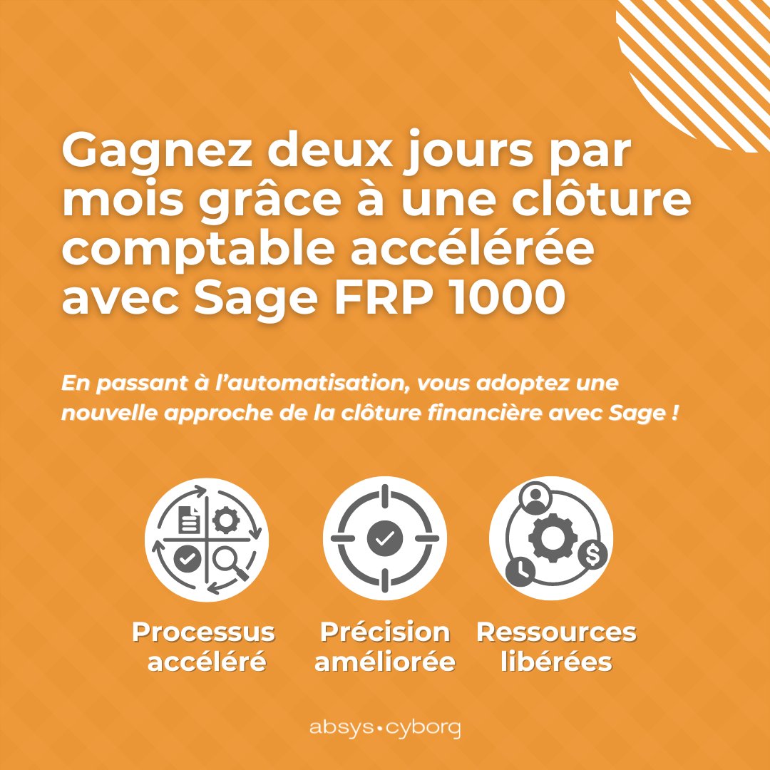 [#SageFRP1000] Saviez-vous que vous pouviez gagner 2 jours par mois grâce à une clôture comptable plus rapide avec Sage FRP 1000 ? 💡

Découvrez-en davantage sur Sage FRP 1000 ➡️ bit.ly/3qr4UHa

Contactez-nous➡️ bit.ly/372dRAd

#Sage #Comptabilité #Finances