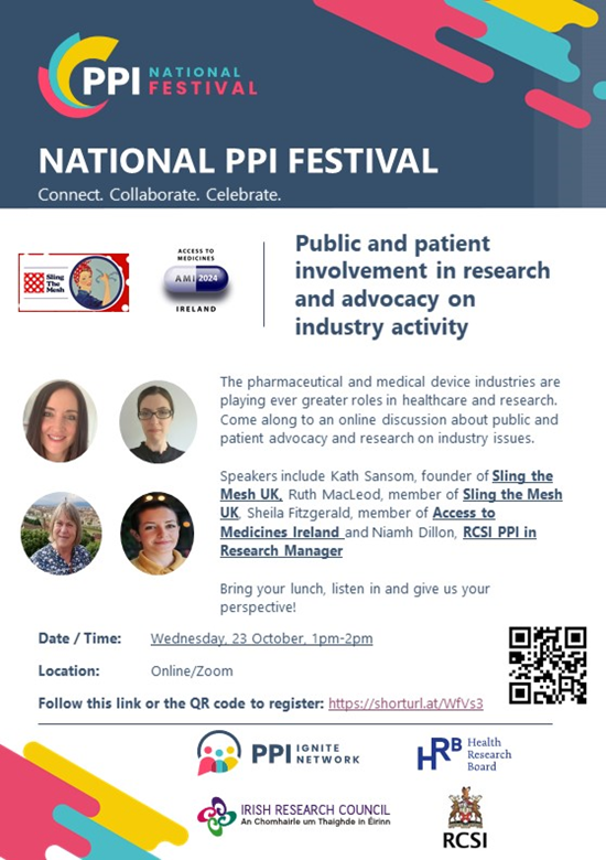 James Larkin (@larkinjames) on Twitter photo 🚨I’m organising a webinar🚨
Join us on Wed, 23rd Oct (1-2pm) for a discussion on public and patient involvement in research & advocacy on industry activity
We’ll have expert speakers from @AccessToMedsIRL & <a href="/MeshCampaign/">Sling the Mesh</a>
RTs appreciated
Register here: us02web.zoom.us/meeting/regist… 🚨I’m organising a webinar🚨
Join us on Wed, 23rd Oct (1-2pm) for a discussion on public and patient involvement in research & advocacy on industry activity
We’ll have expert speakers from @AccessToMedsIRL & <a href="/MeshCampaign/">Sling the Mesh</a>
RTs appreciated
Register here: us02web.zoom.us/meeting/regist…