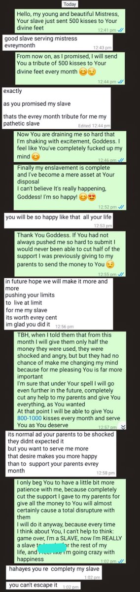MissVan33002518's tweet photo. My pathetic slave serving me every month with a lot of kisses as usual ,this makes him so happy to be useful by giving me all his money. #moneyslave #slavepig #payslave #walletslave #bemywallet #cashpay #pay https://t.co/ZfYBIrB8r6 #chaturbate https://t.co/Sbs1FvD4wu