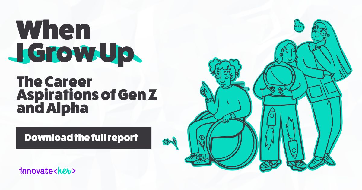 innovateheruk's tweet photo. 🚀 Dive into our latest trend report! See what Gen Z &amp; Gen Alpha really think about tech careers and how we can bridge the gap between passion and profession. 📊

Read the report here 👉 https://t.co/DjXuOie8Nf

#TechTrends #FutureOfWork https://t.co/3yvTqmOSvV