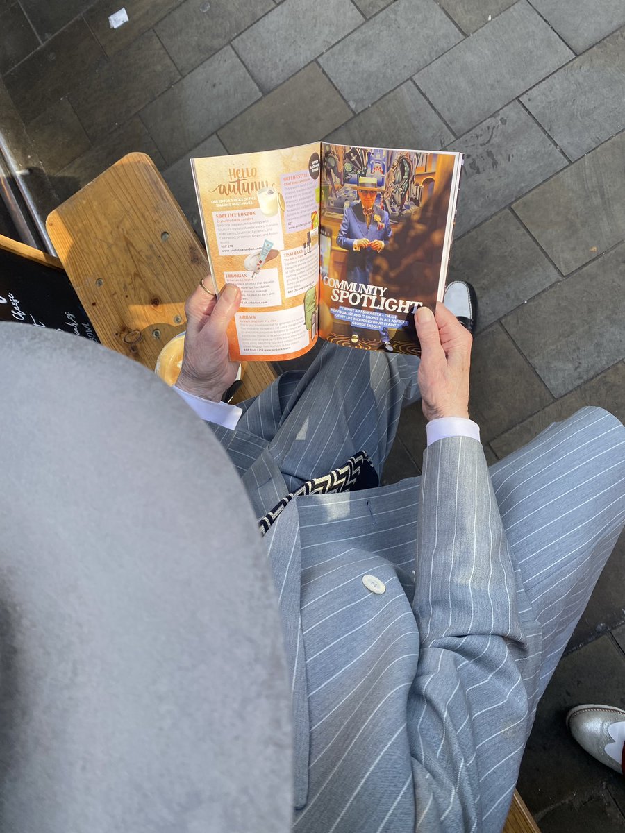 <a href="/SohoGeorge/">George Skeggs Robert Henry</a> <a href="/thesohogirl/">Kai aka The Soho Girl</a> Love it! Honoured to feature you in the autumn issue of <a href="/mysohotimes/">MY SOHO TIMES</a> magazine <a href="/SohoGeorge/">George Skeggs Robert Henry</a> 🥳📚☕️

Read it online or pick up a copy here 👇🏼mysohotimes.co.uk/2024/10/05/dis…

📍<a href="/myplacesoho/">My Place Soho</a> 📸 <a href="/thesohogirl/">Kai aka The Soho Girl</a>