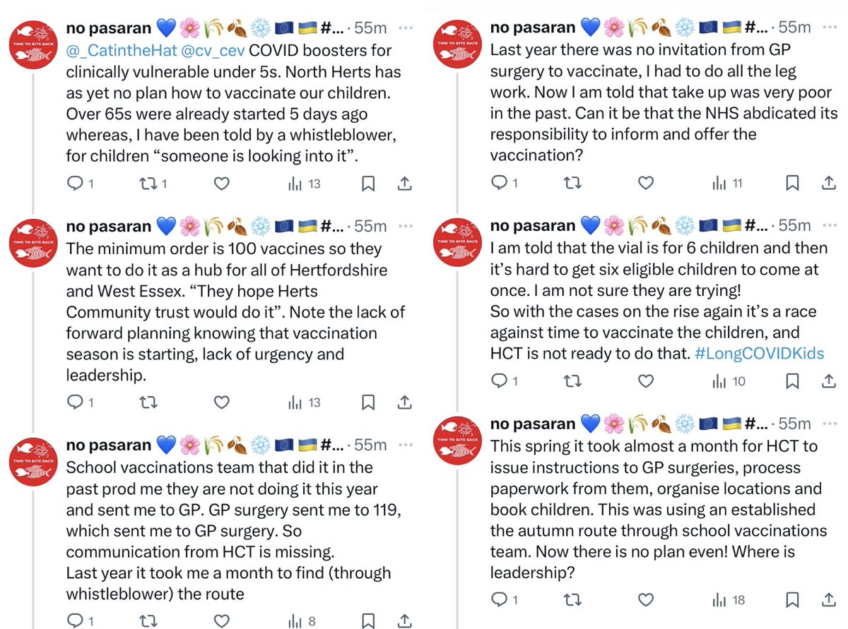 Cat in the Hat 🐈⬛ 🎩 🇬🇧 (@_catinthehat) on Twitter photo And it seems the situation is similar for clinically vulnerable under 5s as the thread below from @TaSchinken explains.
<a href="/GwynneMP/">Andrew Gwynne MP</a>, is there a plan for getting clinically vulnerable children vaccinated?
It was a nightmare last year. Please tell me you’ve got it sorted this year. And it seems the situation is similar for clinically vulnerable under 5s as the thread below from @TaSchinken explains.
<a href="/GwynneMP/">Andrew Gwynne MP</a>, is there a plan for getting clinically vulnerable children vaccinated?
It was a nightmare last year. Please tell me you’ve got it sorted this year.