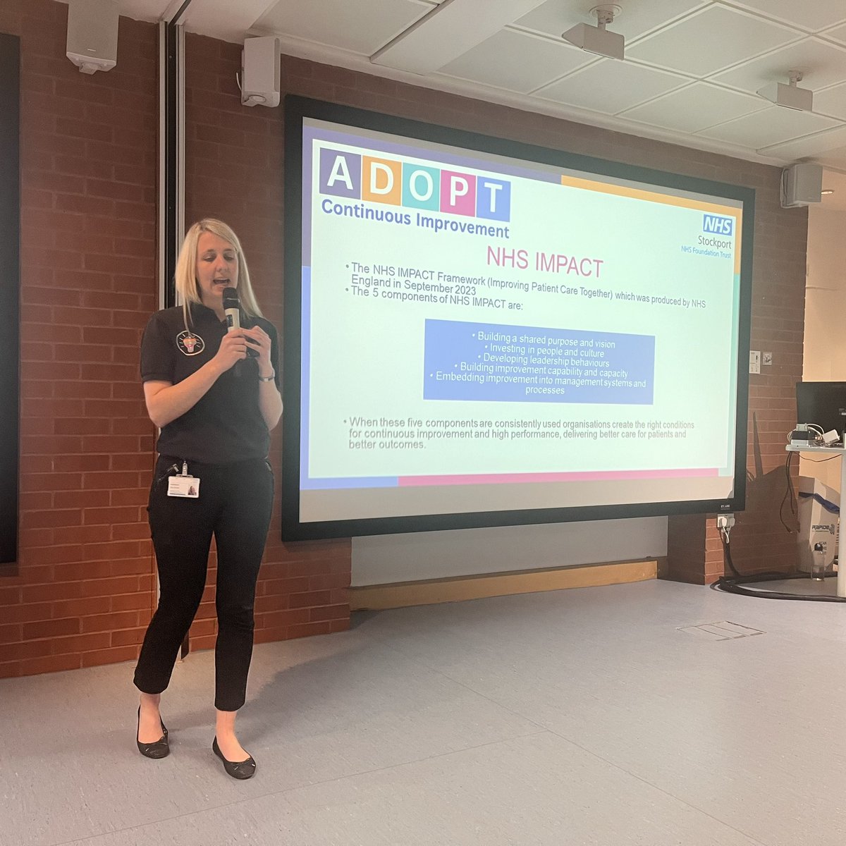 Great presentation from our Head of Transformation detailing our ADOPT Continuous Improvement Strategy and the support available from our Transformation Team 👏
#SFTTransformation