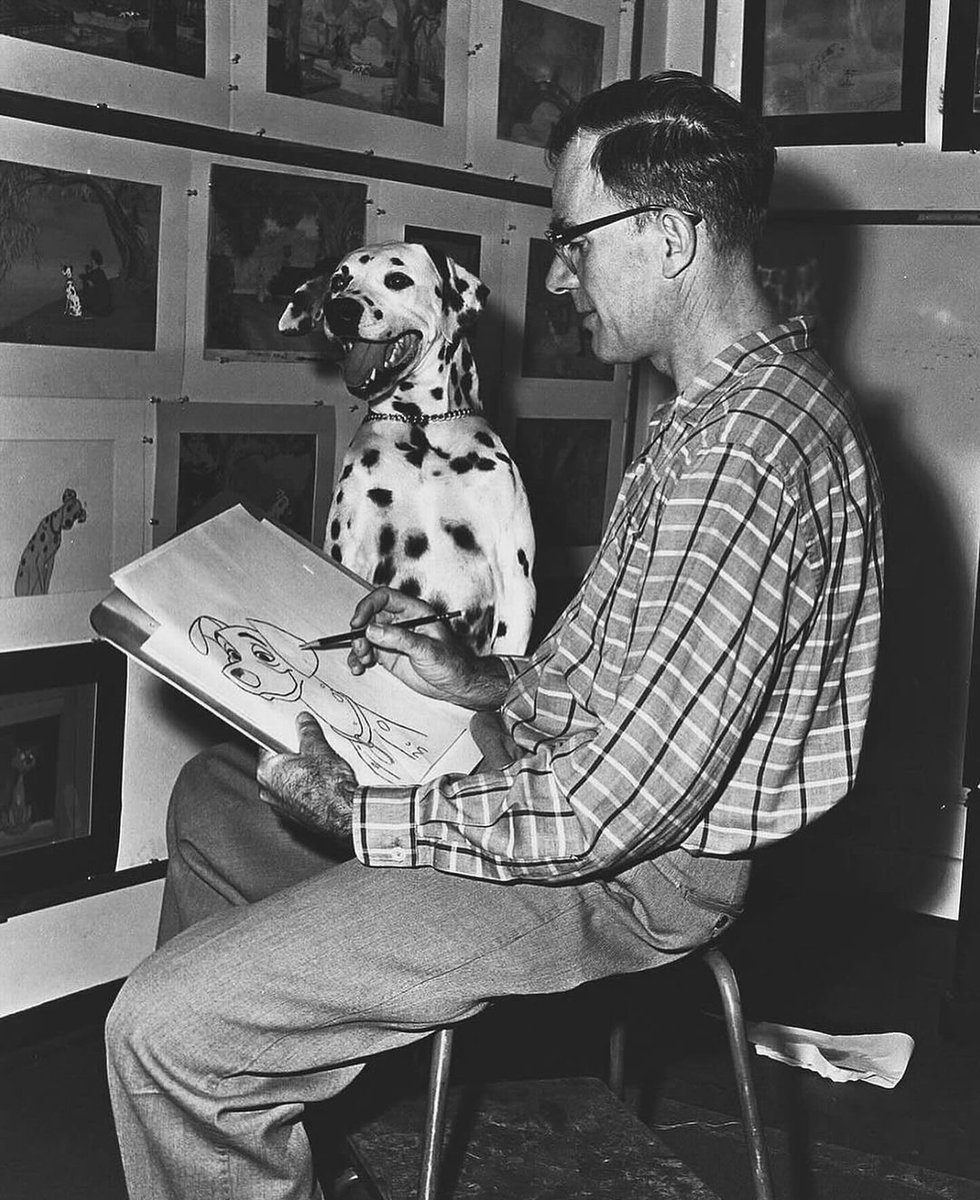 viewsfrance's tweet photo. Les coulisses du dessin animé "les 101 Dalmatiens" (1961) https://t.co/ly1XJW97qo
