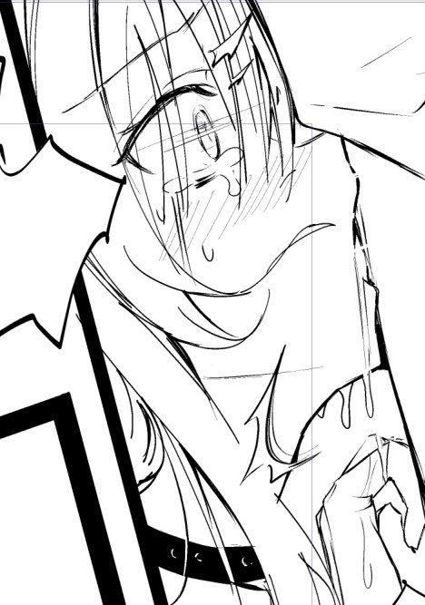 こういう顔やっぱいいよねという進捗です… 