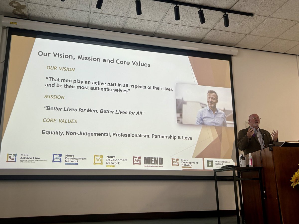 svuh's tweet photo. Sean Cooke, CEO of the Men's Development Network, speaking at this morning’s launch of the Domestic Violence Pathway in our Emergency Department, addressing the critical need for support for all affected. #DomesticViolenceAwareness #SVUH #MensDevelopmentNetwork https://t.co/tsVWj7Woh3