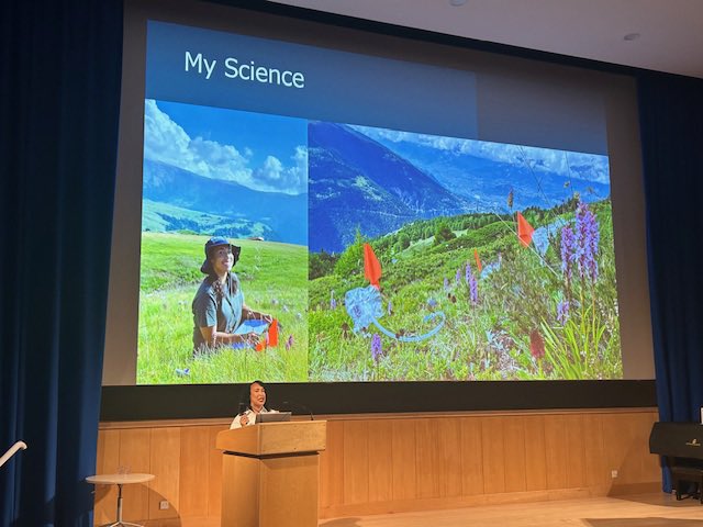 JohnInnesCentre's tweet image. How appropriate that today is #AdaLovelaceDay, celebrating the achievements of women in #STEM 🙌🧪 when our first #careers flash-talk comes from JIC’s Mikhaela Neequaye, Research Assistant @MNeequayeJIC 

We’re incredibly grateful for all of our wonderful #NBIAST2024 speakers 🎙️