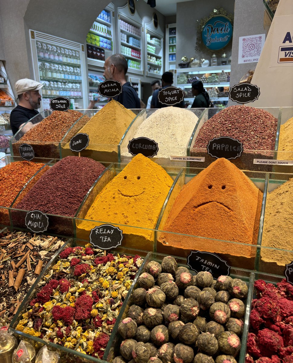 I found Mindcap and his wife in the Egyptian Bazaar in Istanbul