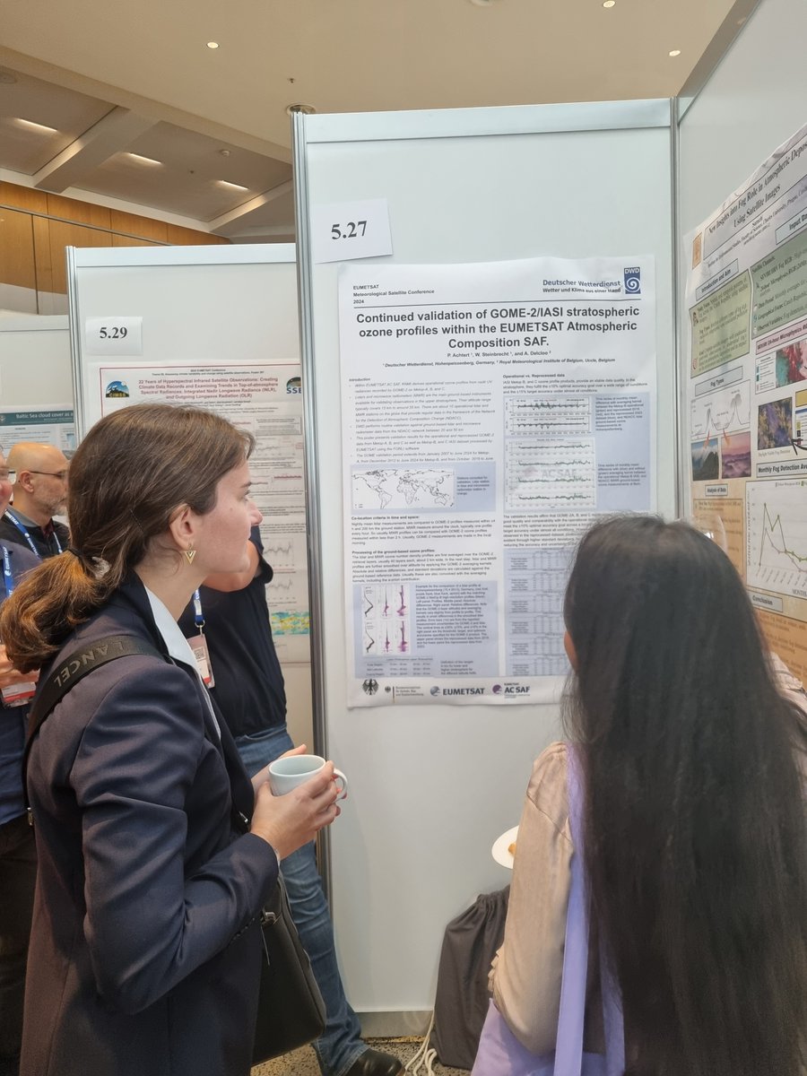 Last week AC SAF had good participation on site at EUMETSAT conference in Würzburg, presenting interesting AC SAF work 👍 Looking forward to next year's conference in Lyon! 🇫🇷