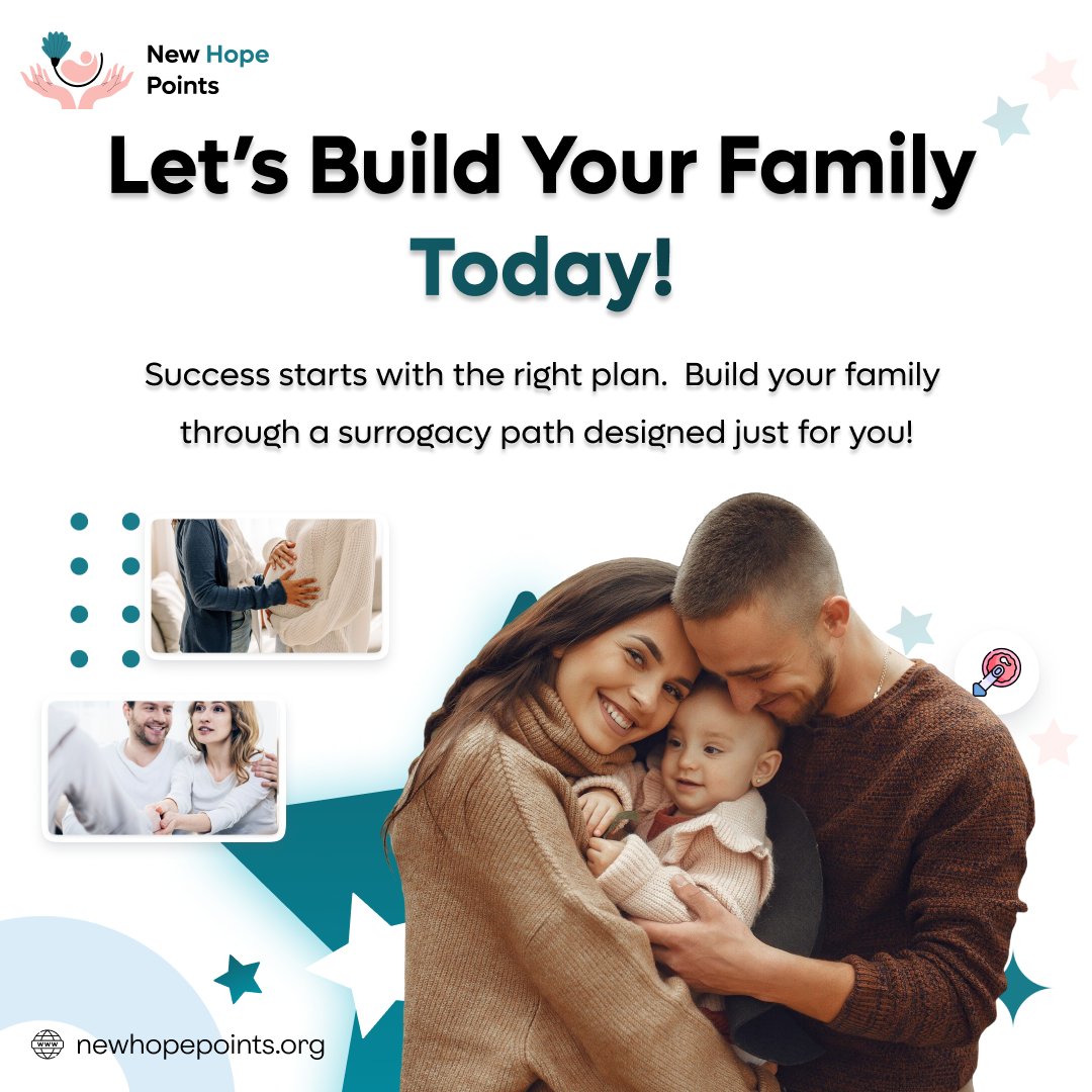 NewhopePoints's tweet photo. Let’s Build Your Family Today!

Success starts with the right plan. 🏆 Build your family through a surrogacy path designed just for you! 

Connect with us today for a brighter future!

#NewHopePoints #SurrogacyJourney #BecomeASurrogate  #Surrogate #DreamFamily #BuildYourFamily https://t.co/u7KARjDtK3