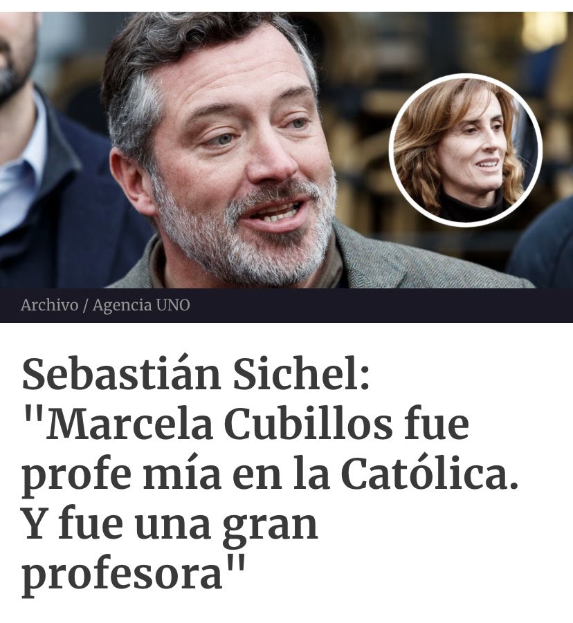 Alma65036367's tweet photo. @sebastiansichel se tituló el 2001 y la @mcubillossigall recién el 2007
Algo tienen esos dos
Si o no ?
#lluvia El CAE #ContgoCHV Presidente Boric Carter https://t.co/RER5peHAny