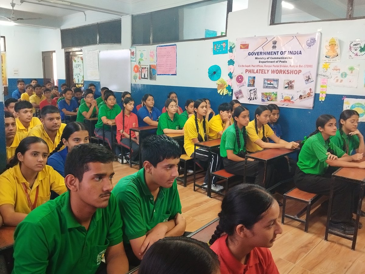 hppostalcircle's tweet photo. Different Activities viz. Philately quiz competition, Dhai Aakhar and Post Office visit arranged for students across HP Circle on the occasion of Philatelic day , during celebration of Postal Week-2024
#postalweek
#lettersandparcels
#handwrittennotes
#postalweekcelebration https://t.co/4DfaxOw27n