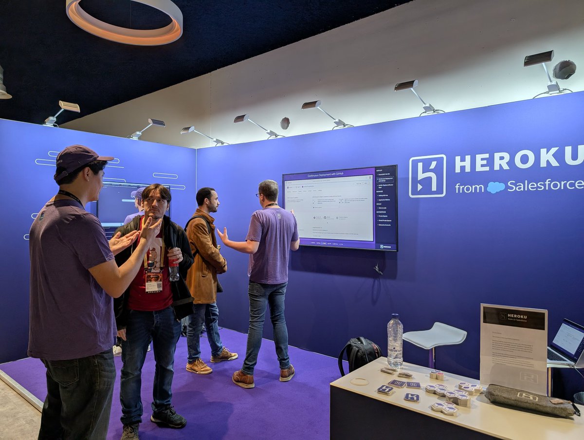 Terence Lee (@hone02) on Twitter photo Come say hi to us at the <a href="/heroku/">Heroku</a> booth at DevoxxBE. Come chat about platforms, data, and buildpacks for your Java needs. I'll be speaking with <a href="/Malax/">Manuel Fuchs</a> Wed at 2pm in room 10 where we'll be discussing how to build and manage containers at scale using <a href="/buildpacks_io/">buildpacks_io</a> . Come say hi to us at the <a href="/heroku/">Heroku</a> booth at DevoxxBE. Come chat about platforms, data, and buildpacks for your Java needs. I'll be speaking with <a href="/Malax/">Manuel Fuchs</a> Wed at 2pm in room 10 where we'll be discussing how to build and manage containers at scale using <a href="/buildpacks_io/">buildpacks_io</a> .