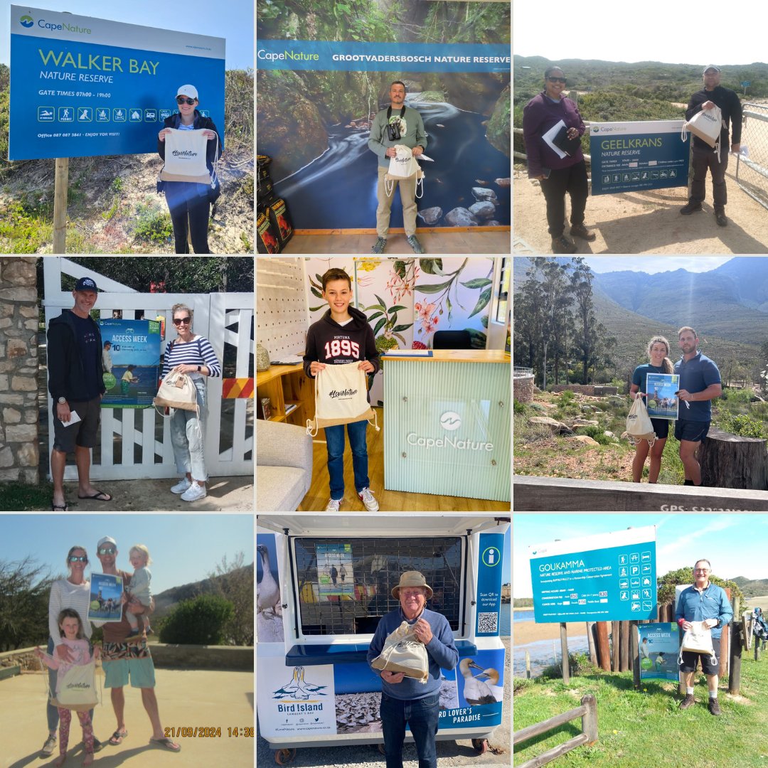 CapeNature1's tweet image. Congratulations to Chris Puren who visited one of the participating nature reserves during Access Week. We also handed out a jam packed hamper to every tenth person entering each reserve during the week

#CapeNature
#AccessWeek
#Winners
#Congratulations