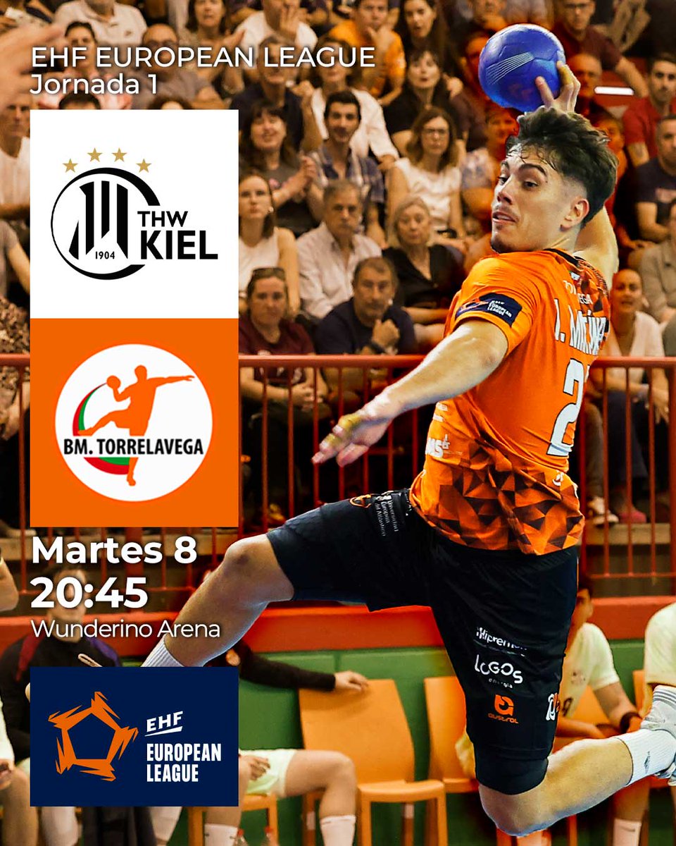 🔥 Naranjas, sigamos haciendo historia juntos
🏆 #MATCHDAY <a href="/ehfel_official/">EHF European League</a> J.1
🏟️ Wunderino Arena
⏰ 20:45
🇩🇪 <a href="/thw_handball/">THW Kiel</a> 
🟧 #TheOrangeSquad
💪 #ElSueñoDelTrueba