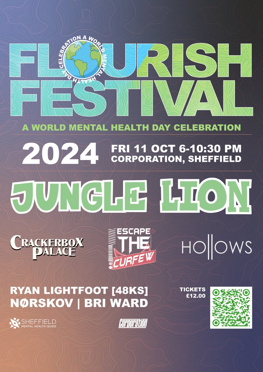 Sheffield Flourish (@shefflourish) on Twitter photo *3 DAYS TO GO*
Don't miss out on a great night of live music - 7 acts with <a href="/JUNGLE_LION_SKA/">JUNGLE LION</a> headlining!
🎟️corporation.org.uk/event/flourish…
⏲️Fri 11 Oct 6-10:30pm
📍<a href="/corpsheffield/">Corporation</a>
Just £12 a ticket and all for a great cause ❤️
Pls RT *3 DAYS TO GO*
Don't miss out on a great night of live music - 7 acts with <a href="/JUNGLE_LION_SKA/">JUNGLE LION</a> headlining!
🎟️corporation.org.uk/event/flourish…
⏲️Fri 11 Oct 6-10:30pm
📍<a href="/corpsheffield/">Corporation</a>
Just £12 a ticket and all for a great cause ❤️
Pls RT