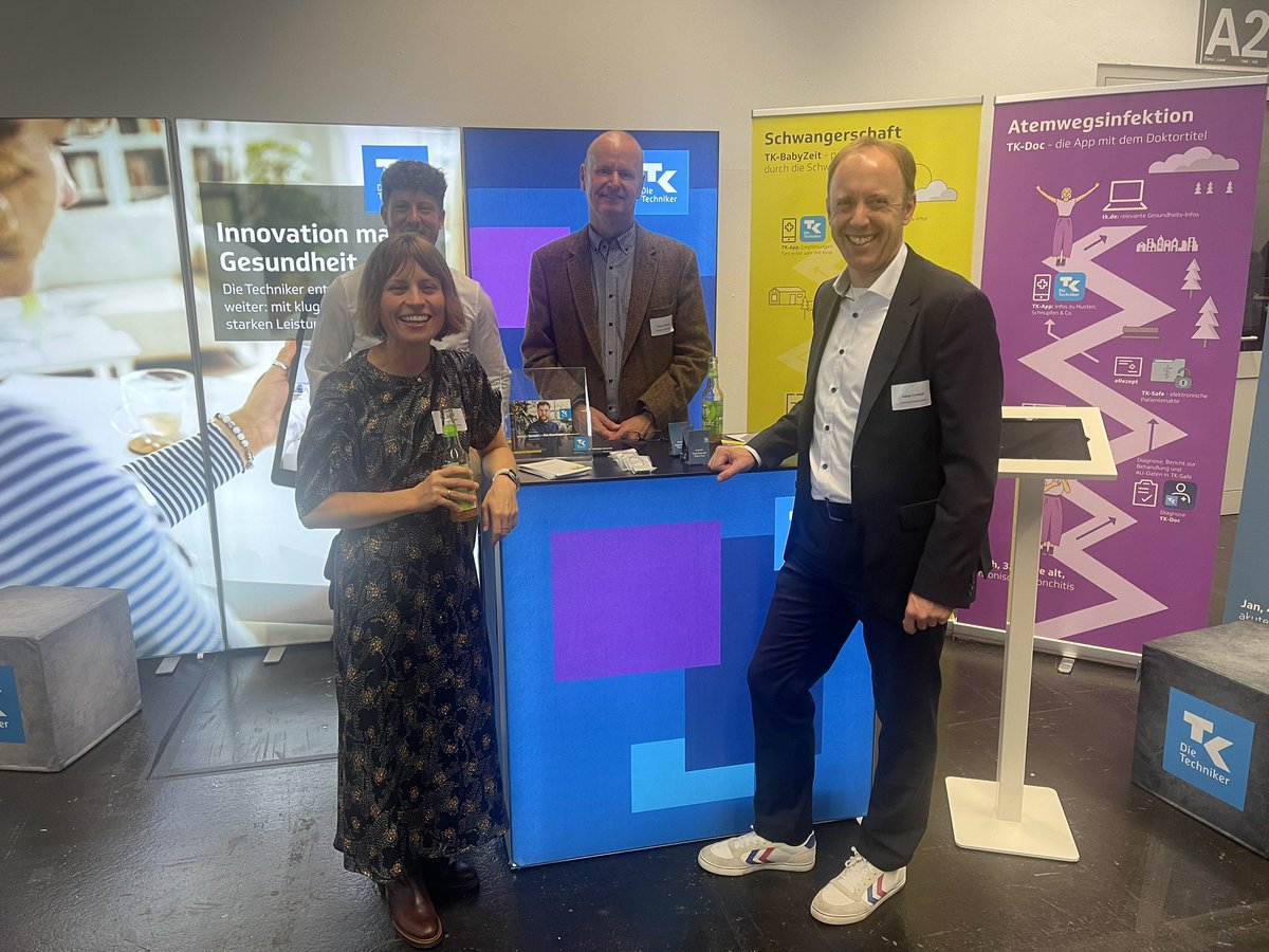 Unterwegs in Sachen #Digitalisierung: spannender Austausch am TK-Stand auf dem #eHealth-Kongress 2024 #eHealthHessen