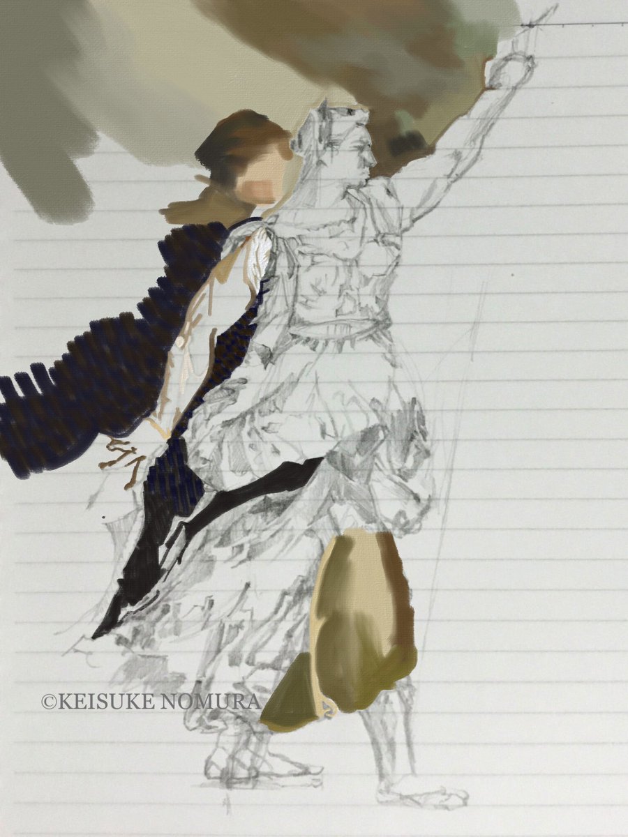 keisukenomu's tweet photo. A study of the way he used the colors.
#reproduced Religion saved by Spain(details)
#TizianoVecellio
8th October 2024
Work in progress.
模写を通して色彩研究。
AdobeFresco使用
#デジタル絵展示場
#Valeur
#japan #monaco #paris #Milano #nyc #Thailand #Singapore https://t.co/Gb4YOyqIwI