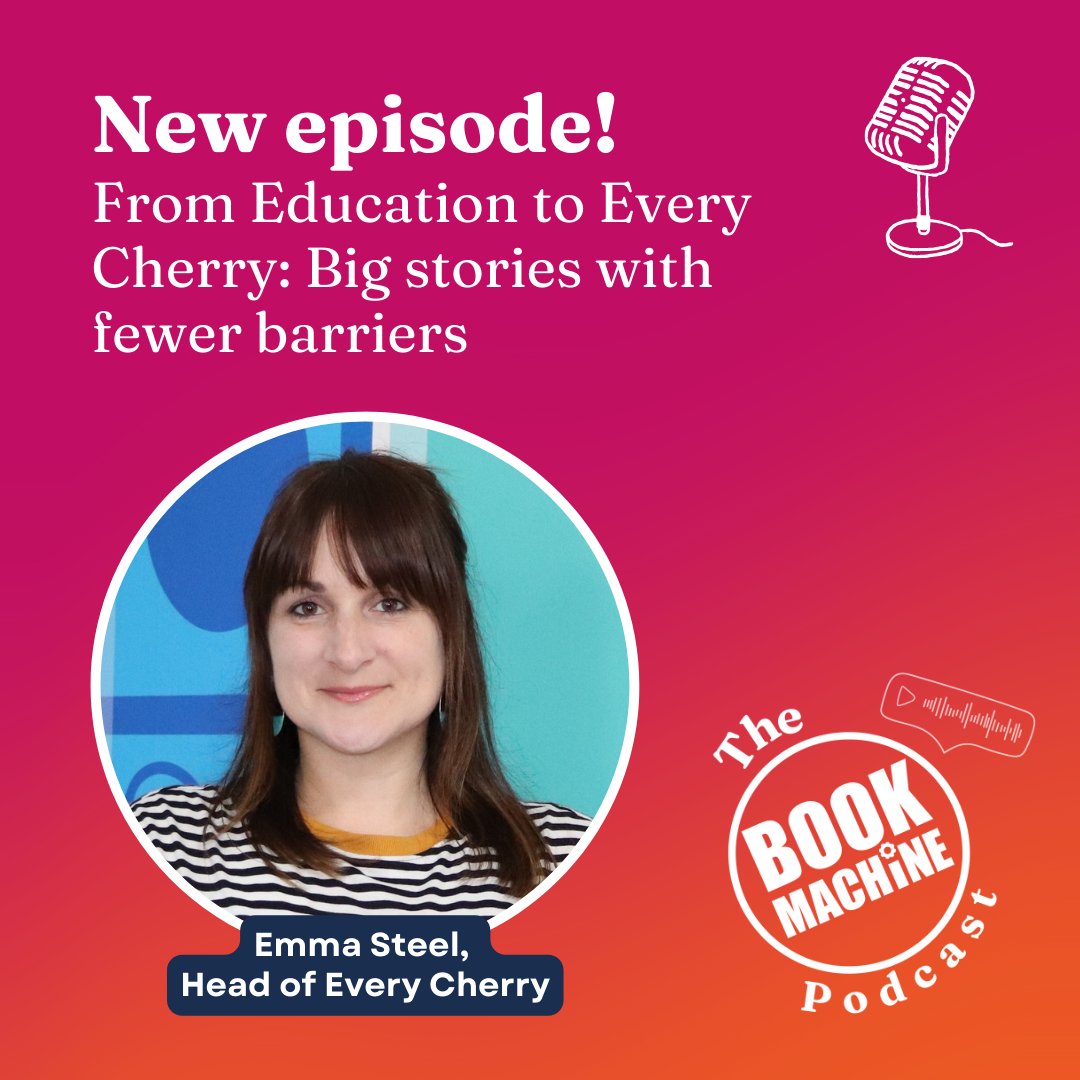 BookMachine (@bookmachine) on Twitter photo 🎙️ This month on The #BookMachine Podcast, we speak to Head of <a href="/SweetCherryPub/">Sweet Cherry Publishing</a> imprint, Every Cherry, Emma Steel. Learn more about Emma's move from education to #publishing and how she balances the needs of teachers and learners alongside the needs of the industry.
Listen here: 🎙️ This month on The #BookMachine Podcast, we speak to Head of <a href="/SweetCherryPub/">Sweet Cherry Publishing</a> imprint, Every Cherry, Emma Steel. Learn more about Emma's move from education to #publishing and how she balances the needs of teachers and learners alongside the needs of the industry.
Listen here: